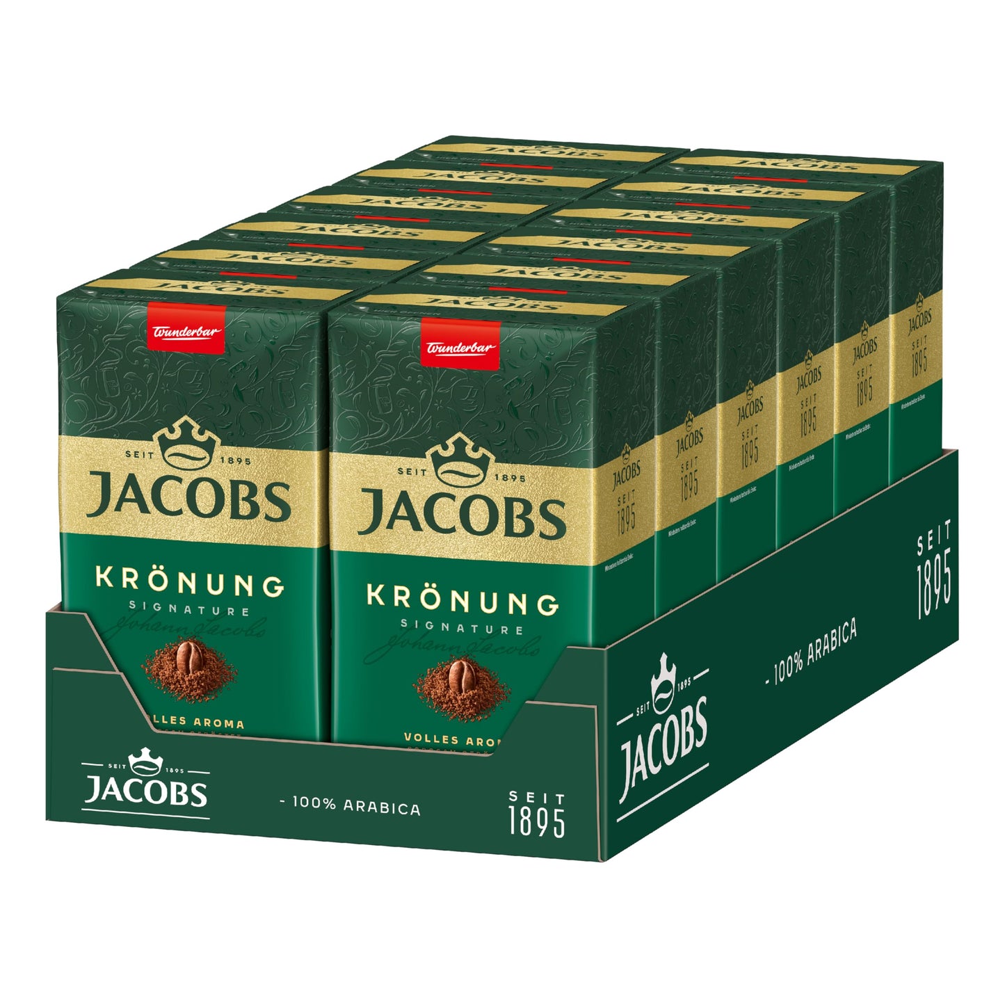 Jacobs Krönung, 12er Pack Filterkaffee (12 x 500 g)