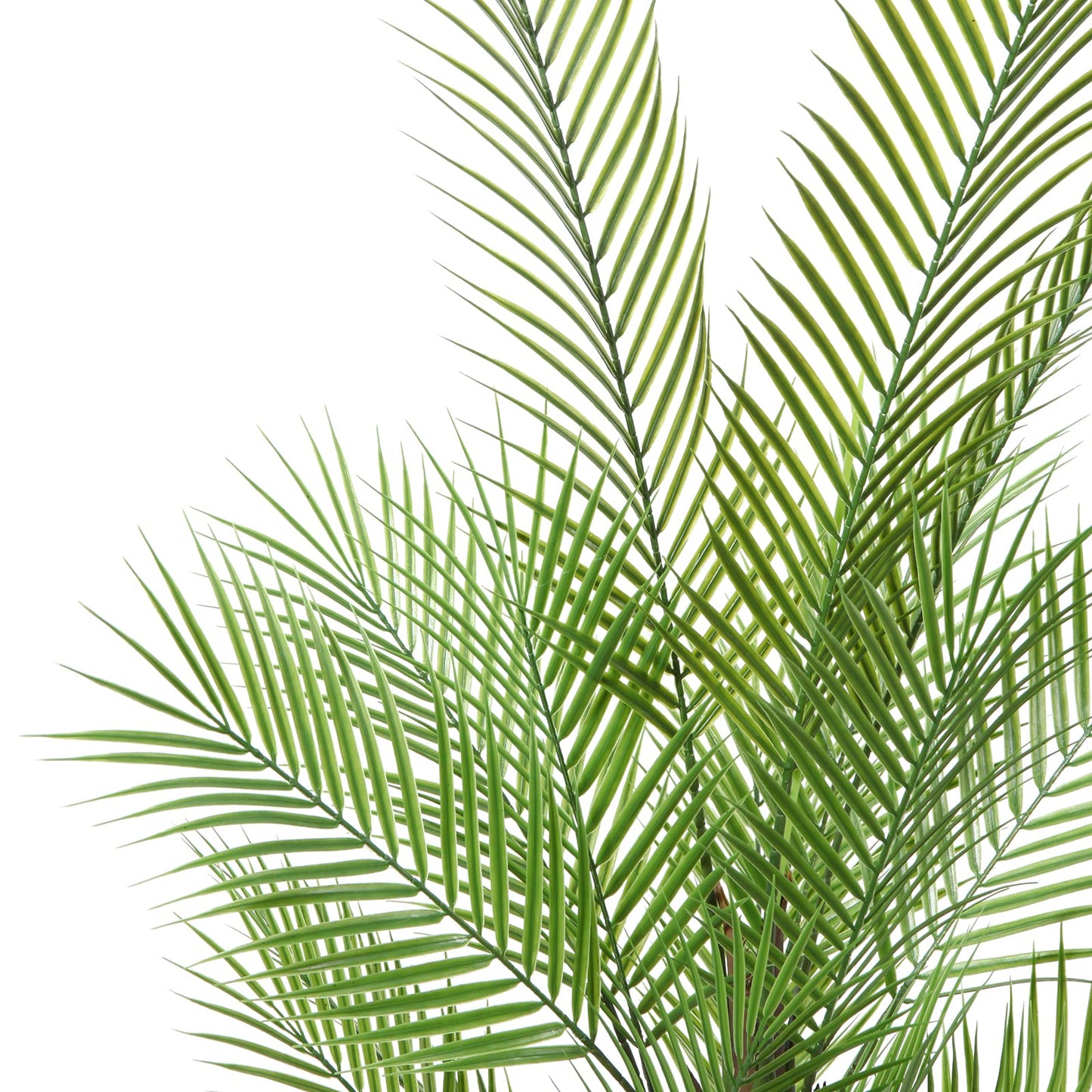 Kazeila Künstliche Pflanzen Groß Areca Palme 120cm Kunstpflanze Groß im Topf Kunstpalme Fake Pflanzen Plastik Pflanze Dekor(2Pack)