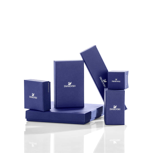 Swarovski Sparkling Dance Armreif, Rosé Vergoldeter Damenarmreif mit Violettem Element und Strahlenden Swarovski Kristallen