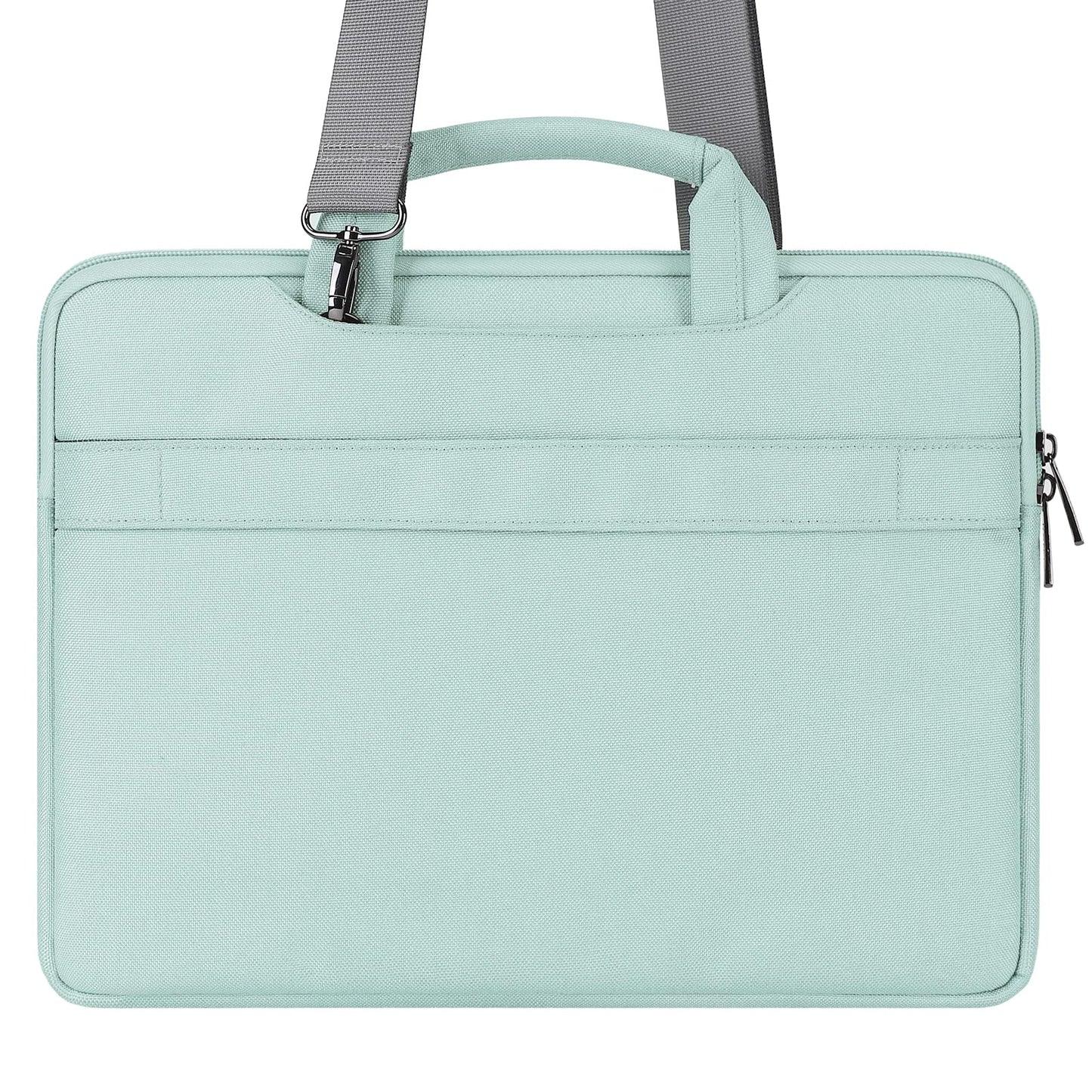 DOMISO 17 Zoll Wasserdicht Laptop Tasche Aktentasche Schultertasche Notebooktasche Business für 17-17.3" Notebook/IdeaPad/17 ZBook Fury 17,3 G8/HP Envy/ASUS ROG/MSI GS73VR Stealth Pro,Minzgrün