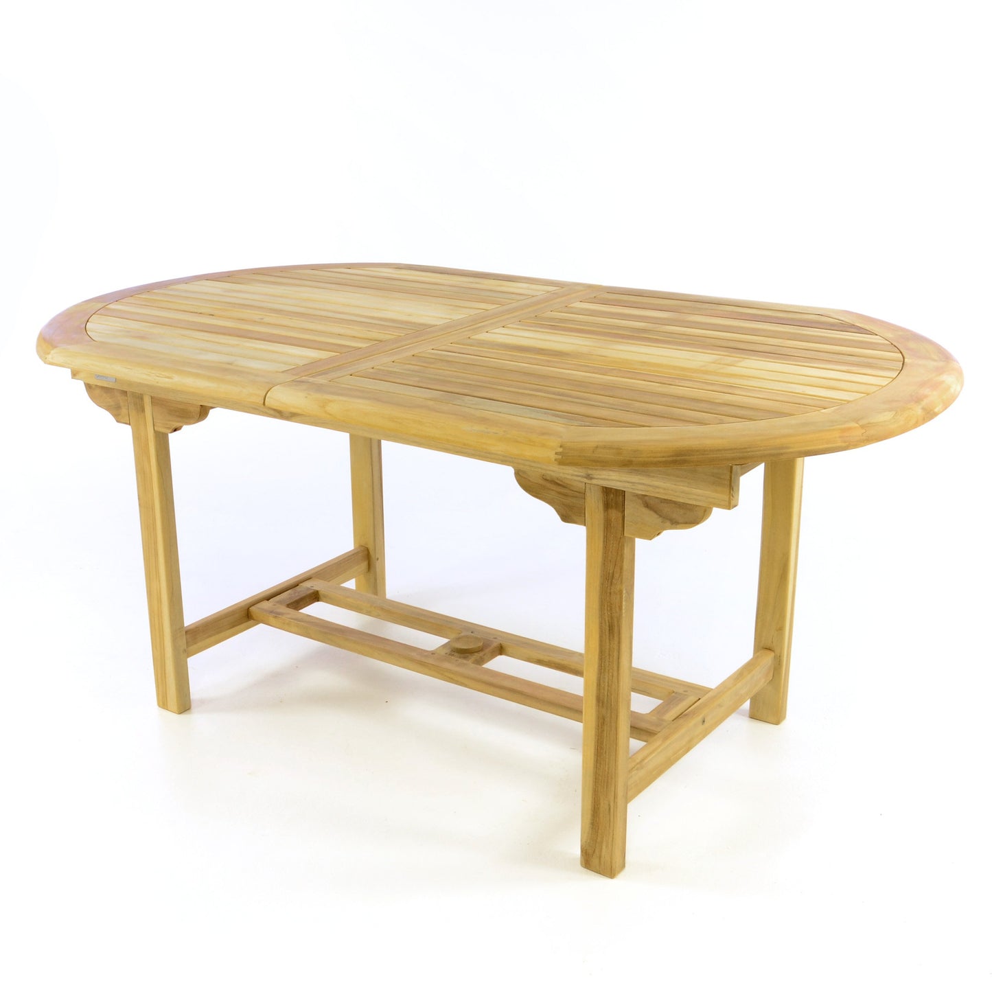 Nexos Trading DIVERO Gartenmöbelset Sitzgruppe Teakholz Natur Tisch 170/230 cm ausziehbar 6 x Hochlehner Gartenstühle mit Armlehne und hoher Lehne mehrfach verstellbar