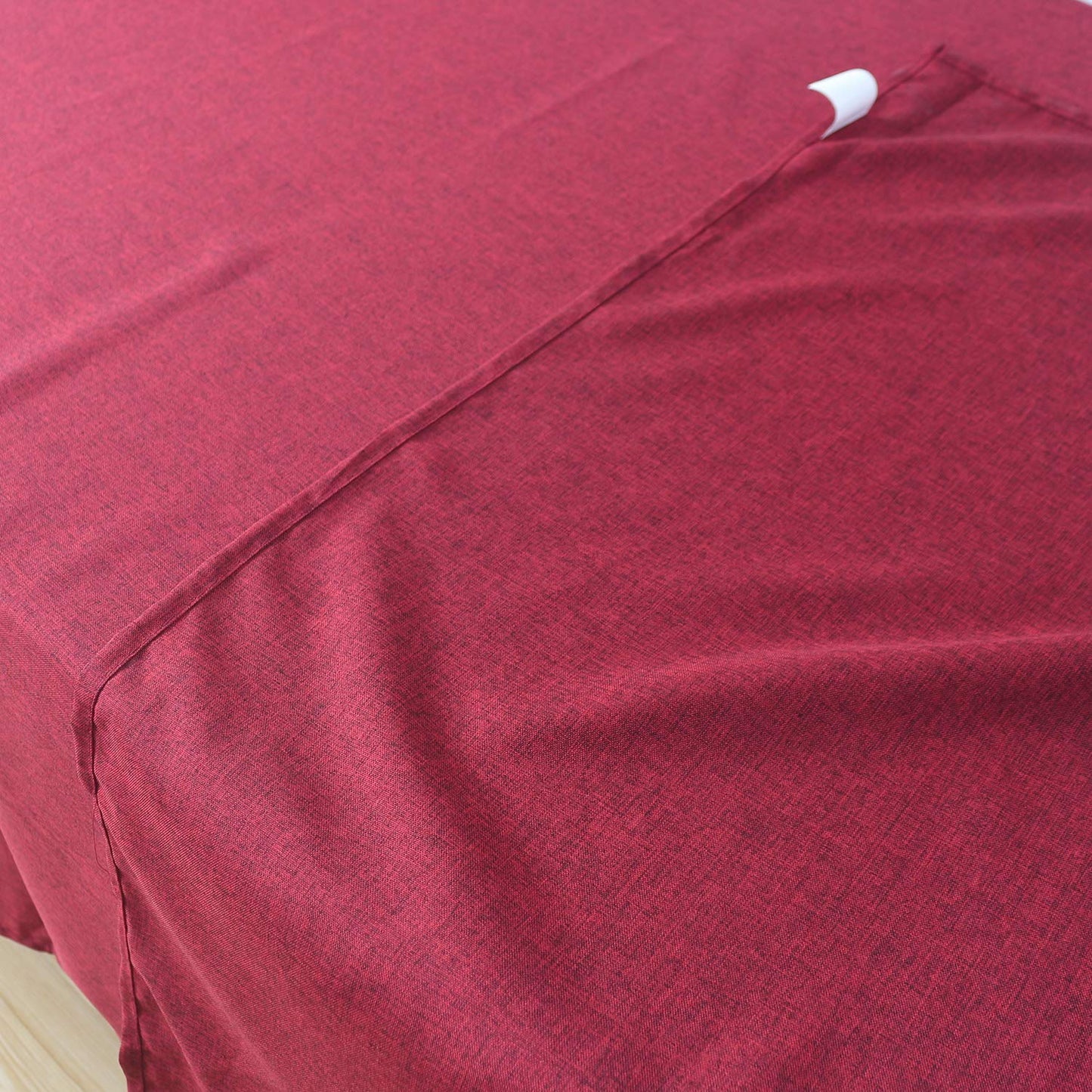 KaitatsuSen Tischdecke, rechteckig, Polyester, Rot, 140 x 200 cm