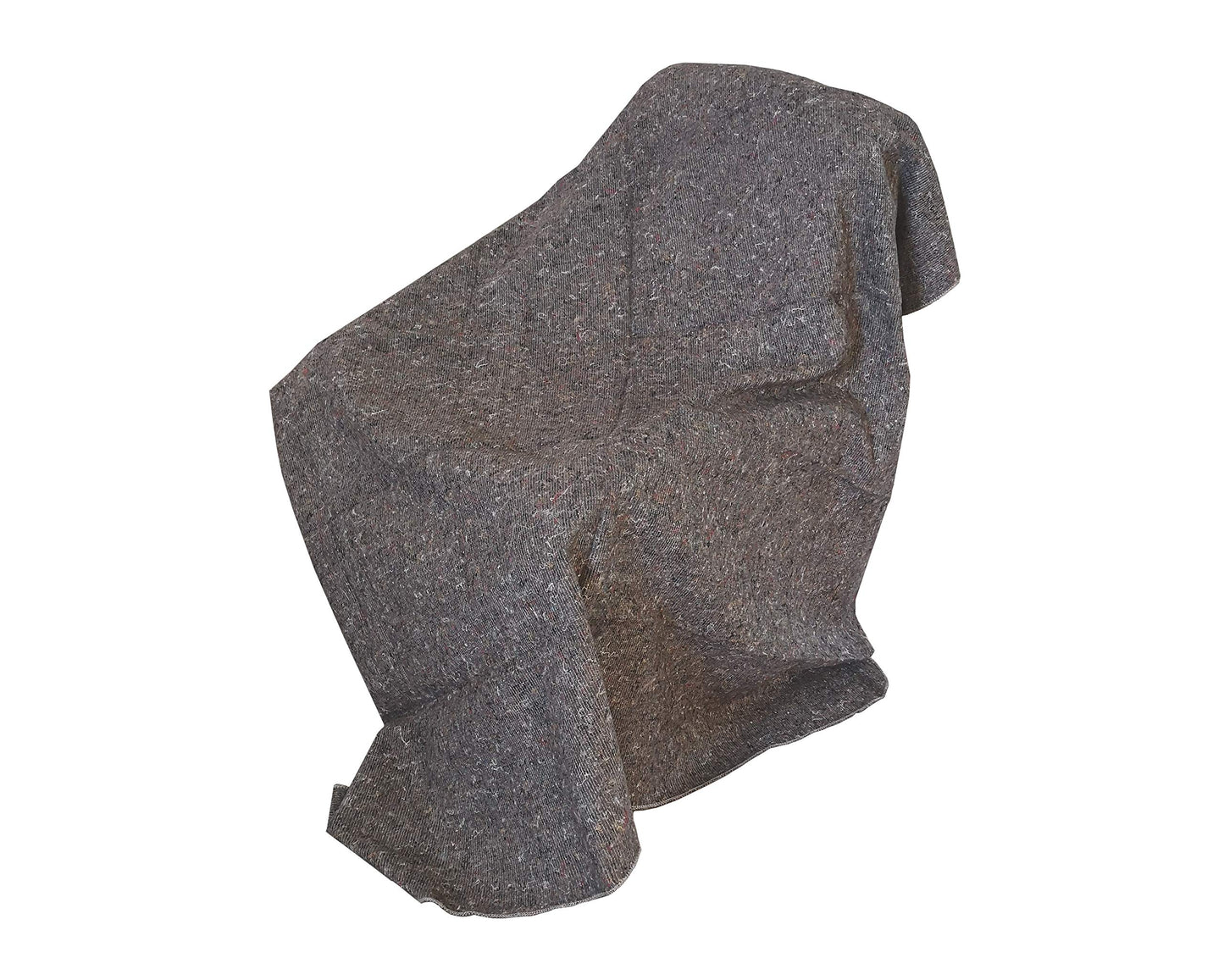 Nachhaltige graue Packdecken 10er-Pack (150 cm x 200 cm, ca. 1 kg je Decke): Umweltfreundliches recyceltes Material, Leichte Lösung für Umzüge und Lagerung