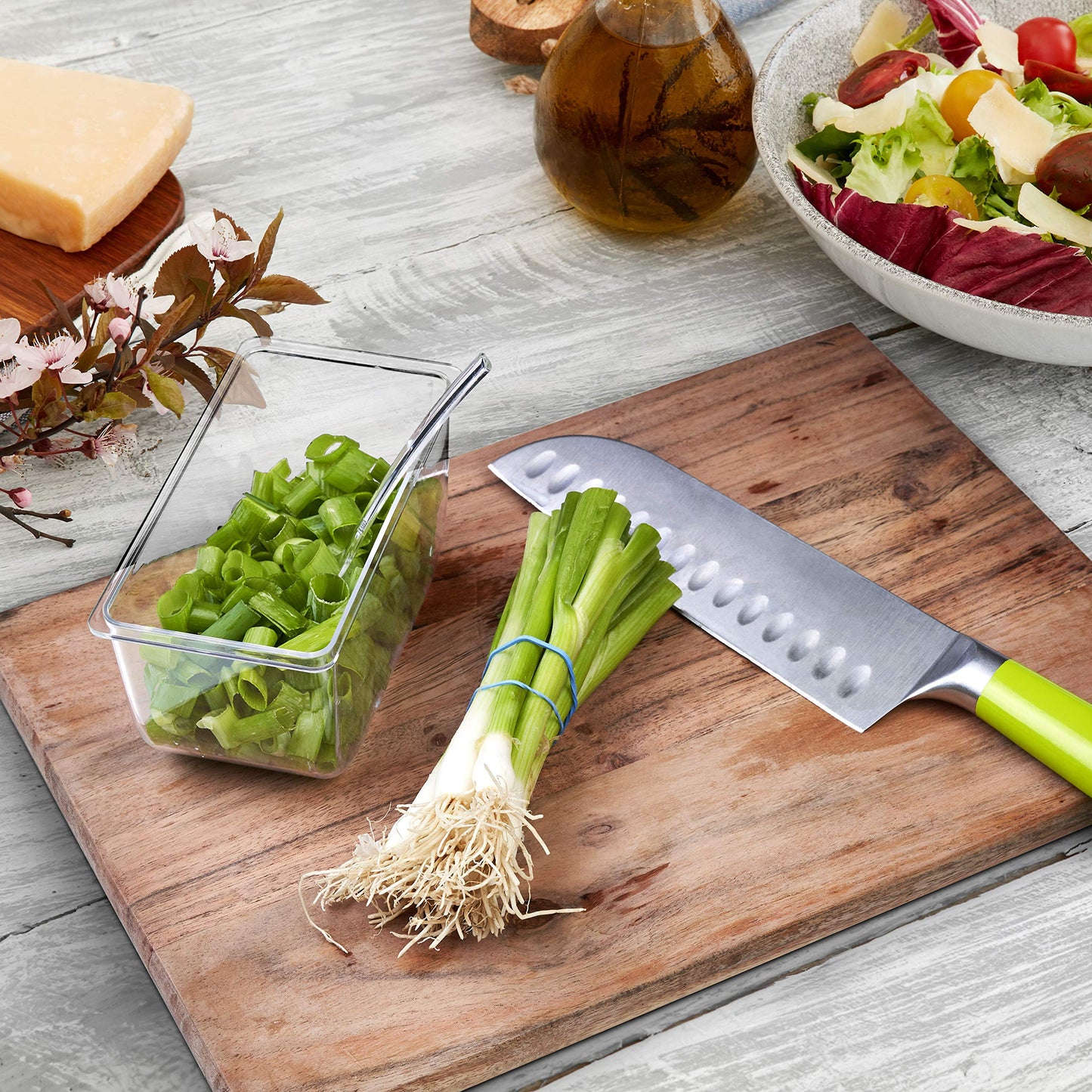 Gekühlten Zutatenbehälter mit 5 Einsätzen, 3 Löffeln & 3 Zangen - Cocktailparty MATANA