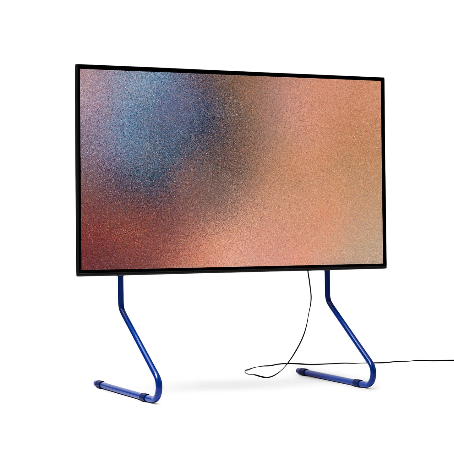 Pedestal Sway Standfuss für TV 40 bis 70 Zoll | Hochwertiger Fernseher Bodenständer | Modische Fernseh Halterung Stehend | Einzigartige TV-Standfüße (Blau)