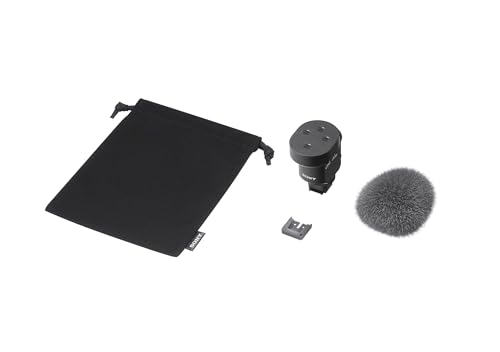 Sony ECM-M1, Kabelloses Shotgun Mikrofon, 8 Audioaufnahme-Modi, Kompakt & Leicht, Ideal für Kameras, Vlogs, Content Kreation, Musik, Streaming