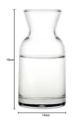 Pasabahce 43818 - Mini Karaffe für Nüsse, Cashew-Kerne, Wein, Whisky, Deko, 2 Stück