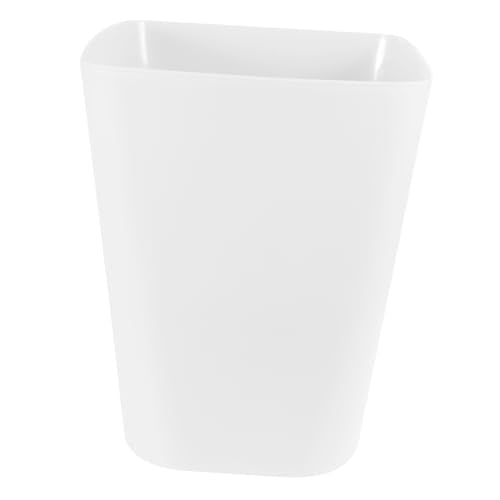 KOMBIUDA Mülleimer Für Das Home Office Großer Quadratischer Mülleimer Weißer Kunststoff Leicht Zu Reinigen Und Zu Pflegen