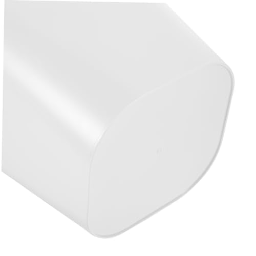 KOMBIUDA Mülleimer Für Das Home Office Großer Quadratischer Mülleimer Weißer Kunststoff Leicht Zu Reinigen Und Zu Pflegen