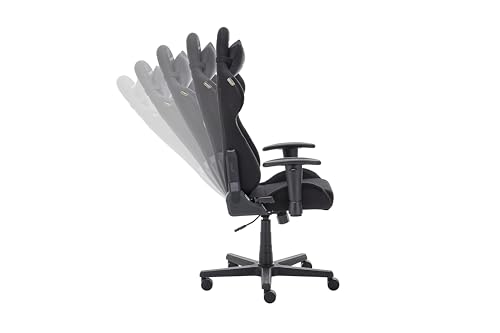 Robas Lund DX Racer 1.2 FD01 /NR -NEW- Gaming-/ Büro-/ Schreibtischstuhl, mit Wippfunktion Gaming Stuhl Höhenverstellbarer Drehstuhl PC Stuhl Ergonomischer Chefsessel, schwarz-rot