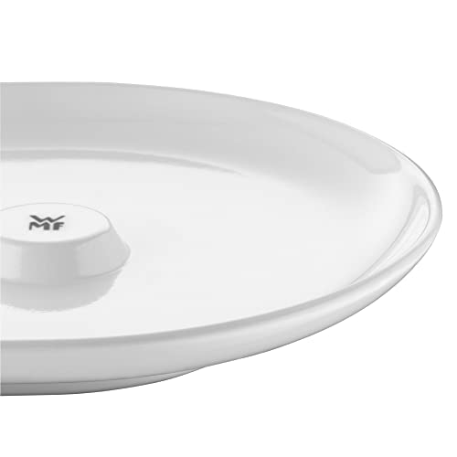 WMF Barista Zuckerdose 130 ml und Sahne-/ Milchkännchen Porzellan 170 ml mit Deckeln Set 3-teilig mit Untersetzer, Milchkanne, spülmaschinengeeignet