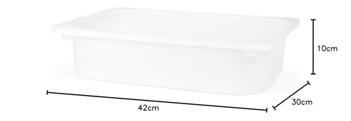 Ikea Trofast Aufbewahrungsbox, Länge: 42 cm, Breite: 30 cm, Höhe: 10 cm