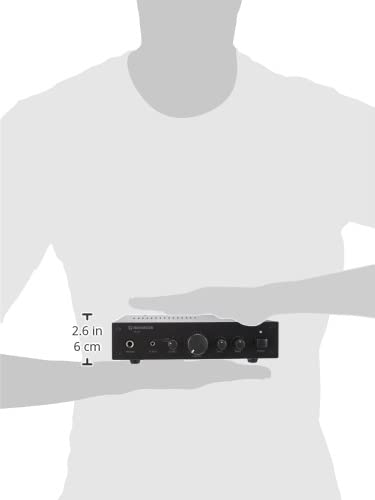 MONACOR SA-50 Kompakter Universal Stereo-Verstärker schwarz, 254620
