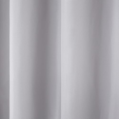 TOWN & COUNTRY BASICS Exclusive Home Vorhänge, Polyester, 1 Paar, Polyester, Wolkengrau, 54x108