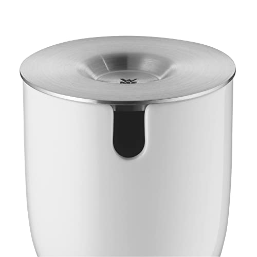 WMF Barista Zuckerdose 130 ml und Sahne-/ Milchkännchen Porzellan 170 ml mit Deckeln Set 3-teilig mit Untersetzer, Milchkanne, spülmaschinengeeignet