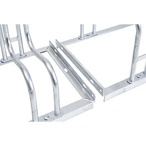 kaiserkraft | Fahrradständer | feuerverzinkt | Radeinstellung einseitig | 4 Stellplätze