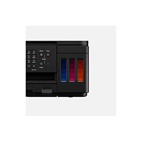 Canon PIXMA G7050 MegaTank Tintenstrahldrucker Multifunktionssystem mit nachfüllbaren Tintenbehältern (Drucken, Scannen, Kopieren, Faxen, DIN A4, WLAN, LAN, Duplexdruck, LC-Display), schwarz