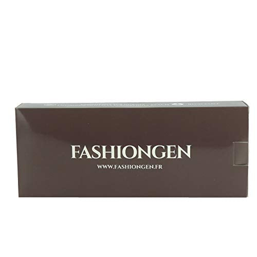 FASHIONGEN - Damen Taillen Breiter Gürtel VANESSA - Blau marin, Small bis Large/Hose 35 bis 45