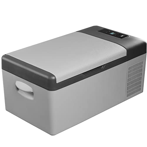 VEVOR Tragbare Gefrierbox Minikühlschrank Elektrische Kühlbox, Auto Kühlbox 15 L 98 x 320 x 260 mm Kühlbox Elektrisch 20 ℃ ~ 10 ℃ Kompressor Kühlbox, Auto, Lkw, Boot, Reisemobil, Camping