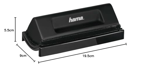 Hama Schallplatten-Reinigungsset (Schallplattenbürste, 100 ml Reinigungsflüssigkeit, zur Pflege und Reinigung von LPs) Schallplattenreiniger Set