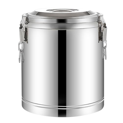 Isolierter Getränkespender aus Edelstahl, Thermoskanne für heiße oder kalte Getränke, für Catering und Events, 8 l Fassungsvermögen, mit Pumpauslauf
