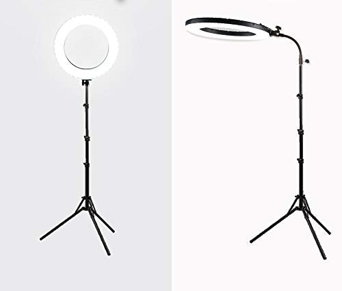 GSKAIWEN 18" 60W LED Ringleuchte Licht Set Tätowierung Augenbraue Fülllicht Dimmbares Kamera-Fotografie Studiolicht Video-Licht mit Makeup Porträt YouTube Video Shooting (18 Zoll Set mit weiche Röhre)