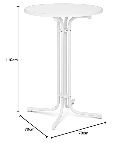 Royal Catering RC-BIS70FW Stehtisch rund klappbar Ø 70 cm  Gastronomie
