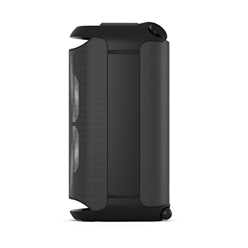 Sony SRS-XV800 - Bluetooth, Party Box Lautsprecher, Kraftvoller 360° Sound, tragbar, 5 Front-/2 Rücklautsprecher, MEGA Bass, 25h Akkulaufzeit, LED Licht, IPX4 wasserdicht, Schnellladung– Schwarz