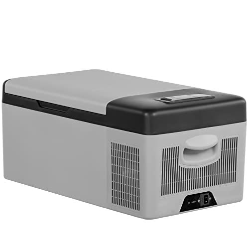 VEVOR Tragbare Gefrierbox Minikühlschrank Elektrische Kühlbox, Auto Kühlbox 15 L 98 x 320 x 260 mm Kühlbox Elektrisch 20 ℃ ~ 10 ℃ Kompressor Kühlbox, Auto, Lkw, Boot, Reisemobil, Camping