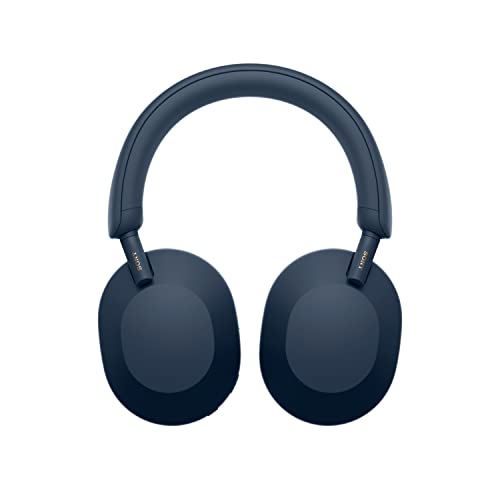 Sony WH-1000XM5 Wireless Noise Cancelling Headphones (30h Battery, Touch Sensor, Quick Charge Function, Optimised for Amazon Alexa, Headset with Microphone) Midnight Blue, Blau