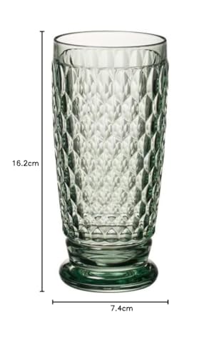 Villeroy & Boch Boston coloured Longdrink-Glas Green, Kristallglas, Grun, 162mm