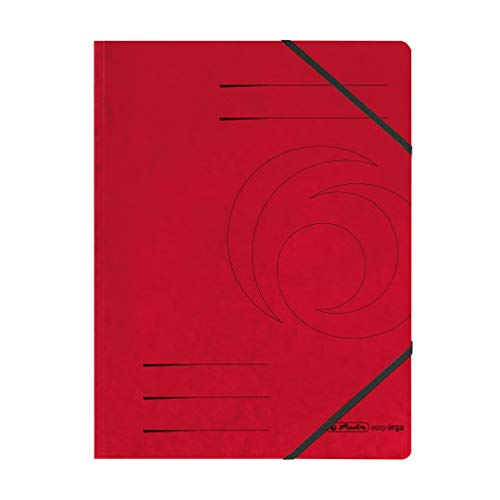 Herlitz Eckspanner, Mehrfarbig, für A4 geeignet, 10 Stück
