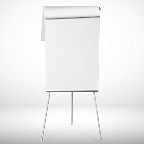 Office Marshal Flipchart Ständer Dreibein Flip Chart Board 68x105cm magnetisch, beschreibbar, höhenv