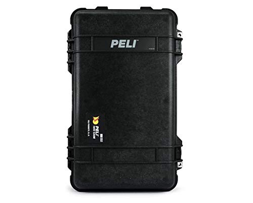 PELI 1510 Robuster Reise- und Outdoorkoffer, IP67 Wasser- und Staubdicht, 27L Volumen, Ohne Schaum, Schwarz