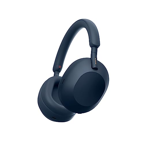 Sony WH-1000XM5 Wireless Noise Cancelling Headphones (30h Battery, Touch Sensor, Quick Charge Function, Optimised for Amazon Alexa, Headset with Microphone) Midnight Blue, Blau