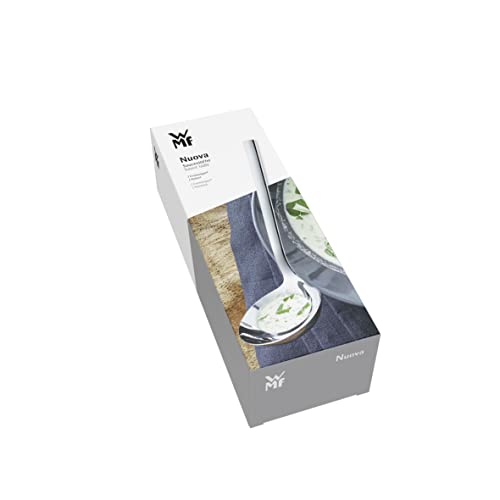 WMF Nuova Saucenlöffel 18 cm, Soßenkelle, Cromargan Edelstahl poliert, Suppenkelle spülmaschinengeeignet