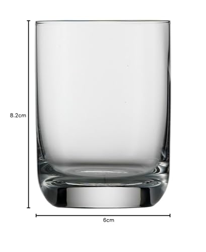 Stölzle Lausitz Saftgläser klein Classic 6er-Set 180ml – Hochwertige Trinkgläser für Saft & Wasser – Edle Wassergläser aus bleifreiem Kristallglas – Spülmaschinen- & Stoßfest, made in Germany