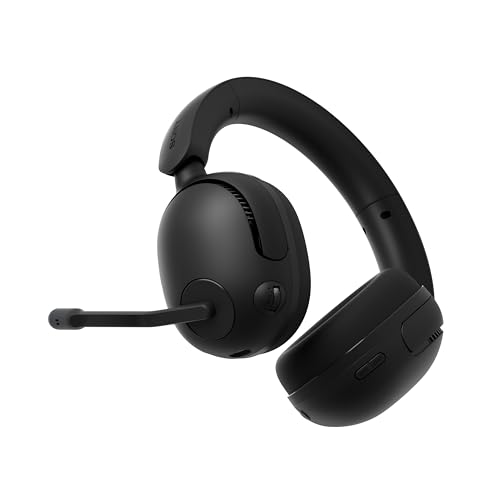 Sony INZONE H5 - Wireless Gaming Headset, 360 Spatial Sound für Gaming, komfortabler Sitz, 28 Std. Akkulaufzeit, geringe Latenz, Mikrofon mit AI, PC & PS5 kompatibel - Schwarz