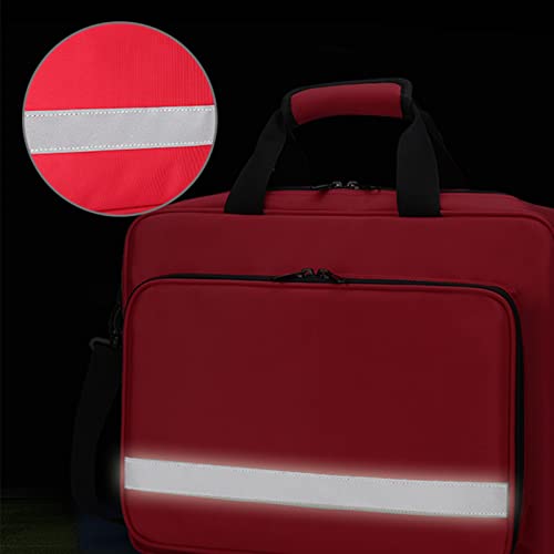 DUBEI Trauma Bag Empty, First Aid Bag Empty, Professional First Responder Bag with Multiple Pockets for Home, Office, Car, Outdoors, Boat, Camping, Hiking