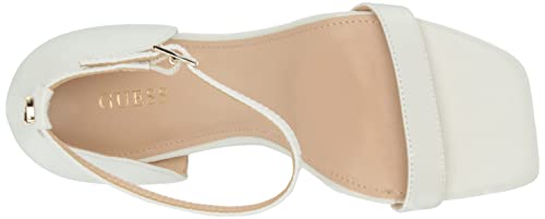 Guess Damen Yael Sandale mit Absatz, Weiß 141, 39 EU