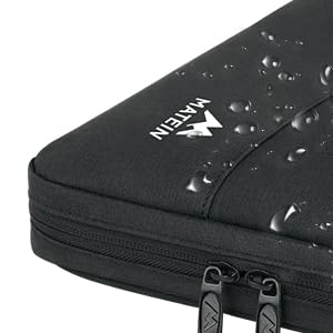 MATEIN Laptophülle 15,6 Zoll, Laptop Hülle Wasserdicht Laptoptasche Schutzhülle mit Griff, Laptop Sleeve Notebook PC Case für 15-15 6 Zoll Lenovo HP Acer Chromebook Dell, Schwarz
