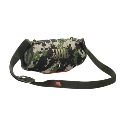 JBL Xtreme 4 Musikbox in Camouflage – Tragbare Bluetooth-Lautsprecher-Box mit tiefem Bass, KI-Sound-Boost und integrierter Powerbank – Wasserfest und staubfest – 24 Laufzeit