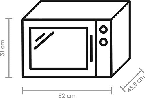 Bauknecht MW 49 SL Freistehender Mikrowellen Backofen/ Mikrowelle 800 Watt/ Quarz-Grill 900 Watt/ Heißluft 1700 Watt/ Dampfgarfunktion inkl. Dampfgarbehälter