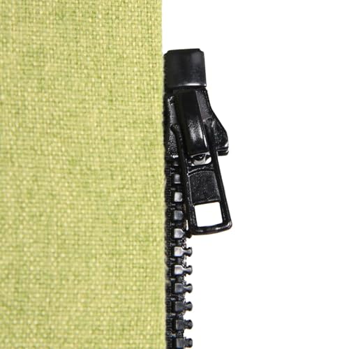 hjh OFFICE Mobile Akustik Trennwand 2er Set 177 x 60 cm FLEXMIUT Stoff Grün Raumteiler mit Rollen & Gleiter 891002