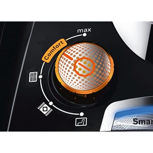 Bosch Staubsauger beutellos ProSilence Serie 8 BGS7MS64, Bodenstaubsauger, leise, Hygiene-Filter, Bodendüse für Parkett, Teppich, Fliesen, Starke Saugleistung, langes Kabel, 800 W, schwarz