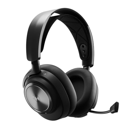 SteelSeries Arctis Nova Pro Wireless - Multi-System Gaming-Headset – Hi-Fi-Treiber – Active Noise Cancellation – Infinity Power System – PC, PS5, PS4, Switch, Smartphone