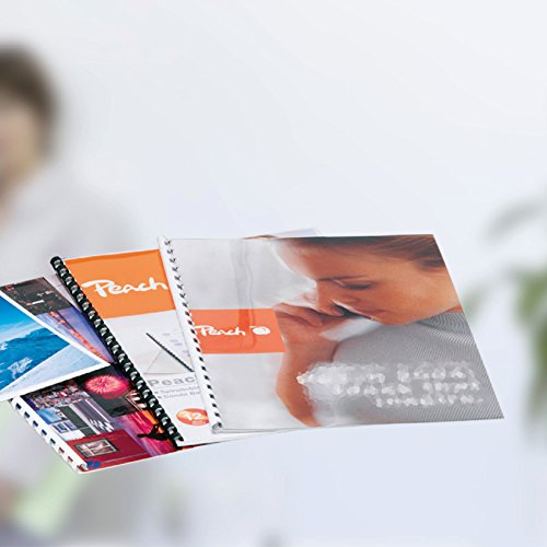 Peach All in one Plastikbindegerät - bis A3 quer - Preis-/Leistungs-Sieger* - bindet 350 Blatt - geeignet für alle marktüblichen Binderücken - inkl. Starterset - PB200-30A