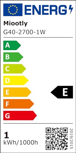 Miootly LED Lichterkette Außen 45M Outdoor Lichterkette mit 75+2 G40 Glühbirnen Warmweiß, IP45 Wasserdicht für Party Garten Beleuchtung Terassen Strom Aussen Pavillon Weihnachten 2700K 100-240V