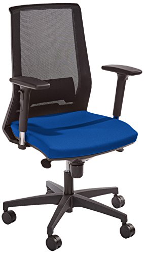 Topsit Bürostuhl, Netz, Kunststoff, Blau