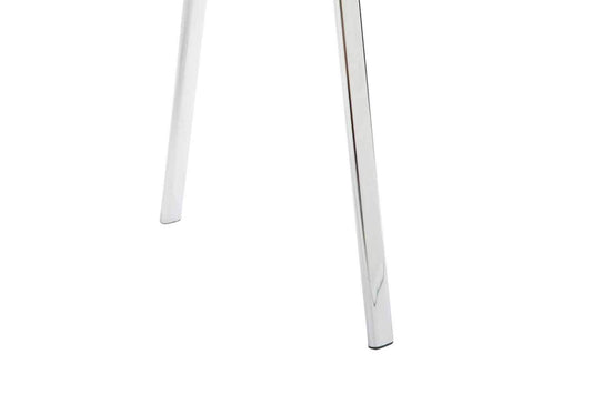 CLP Stapelstuhl Ken I Konferenzstuhl Mit Kunstleder-Bezug I Metall In Chrom-Optik, Farbe:grün